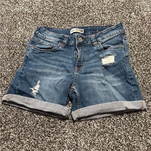 Route 66 Distressed Denim Shorts woman’s size 2